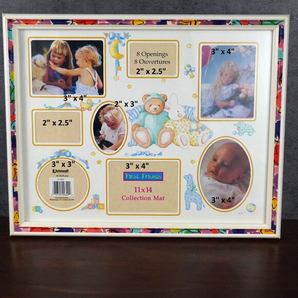 Vintage Collage Baby Photo Frame Nursery Wall Picture Frame Retro Picture Frame - Picture 2 of 12
